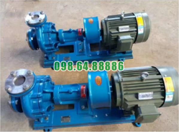 Bơm ly tâm dầu truyền nhiệt RY50-32-160 cột áp 30 m, lưu lượng 12.5 m3/h, công suất 3 kW, tốc độ 2900 vòng/phút